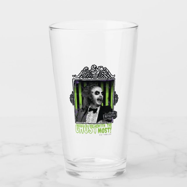 Verre Beetlejus | Portrait "Ghost With the Most" (Devant)