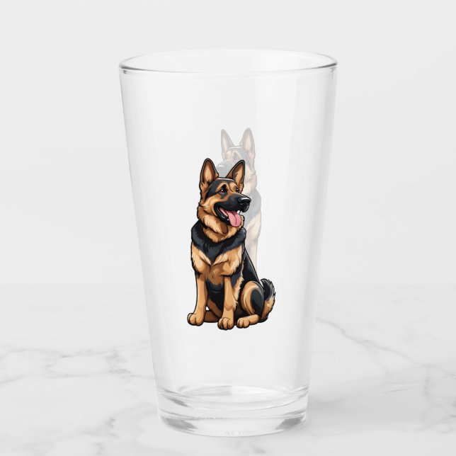 Verre Berger Allemand regardant à droite (Devant)