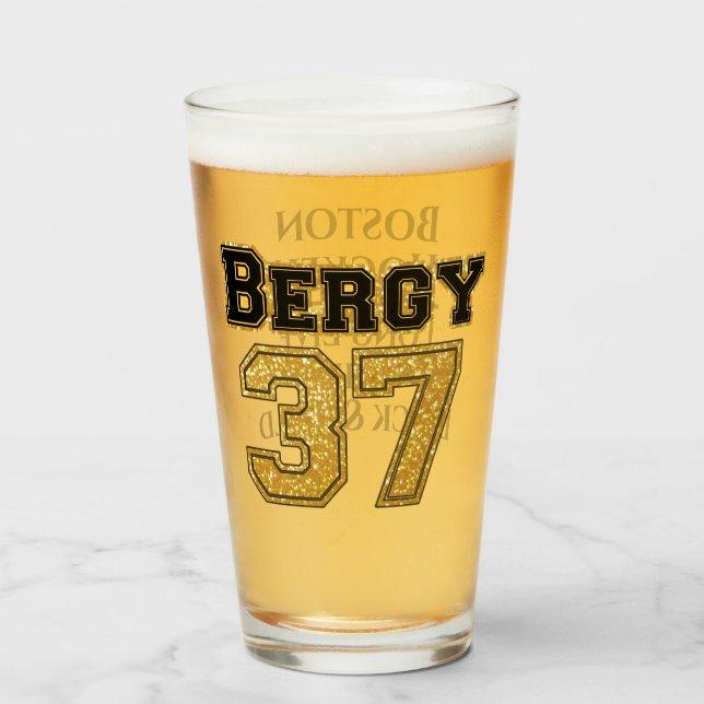Verre Bergy de hockey de Boston 37 (Devant (rempli))