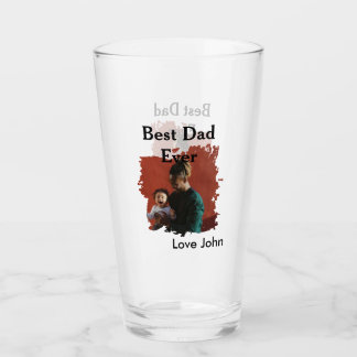 Verre Best dad ever father's dad gift photo name simple