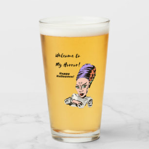 Verre Bienvenue dans mon Horreur Halloween