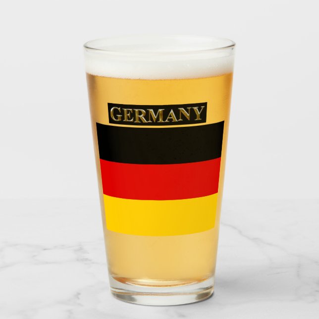 VERRE BIÈRE ALLEMAGNE (Devant (rempli))