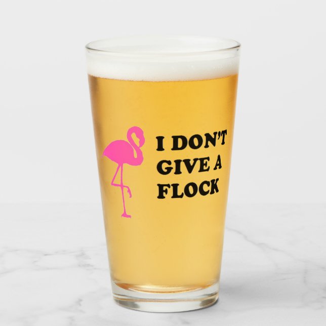 Verre Bière de flamant de demoiselles d'honneur de (Devant (rempli))