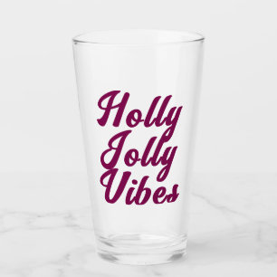 Verre Bière de Noël drôle stylée moderne cool