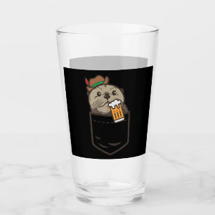 Verre Bière de poche de la loutre de mer Otter Lover