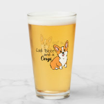 Bière froide et bière de Corgi