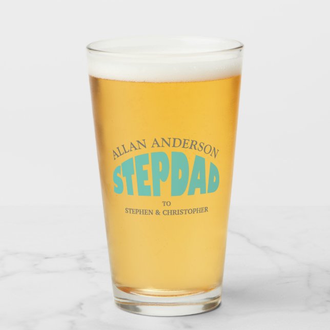 Verre Bière photo stylish Stepdad (Devant (rempli))
