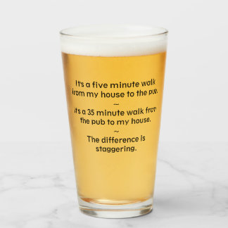 Verre Bière Science Bière Math Pub
