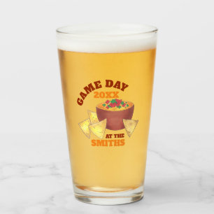 Verre Big Football Jeu Tailgate Party Chips Fromage Dip