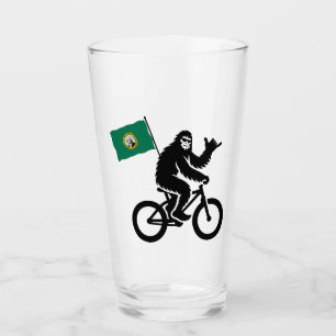 Verre Bigfoot Cyclisme Drapeau de Washington