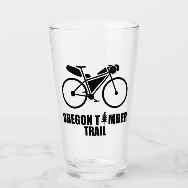 Verre Bikepacking du sentier du bois de l'Oregon (Devant)