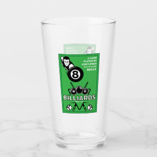 Verre Billards de poche vintages