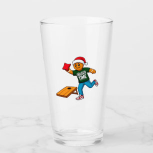 Verre Biscuit de Noël Cornhole Sport de Noël Vacances