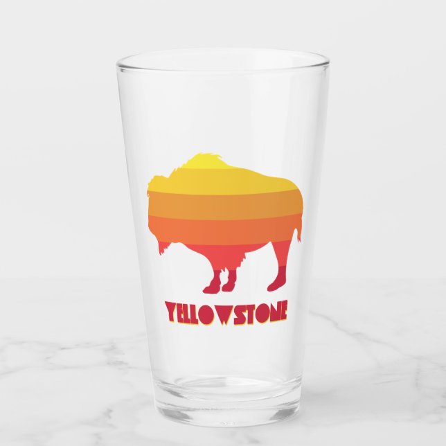 Verre Bison de Yellowstone (Devant)