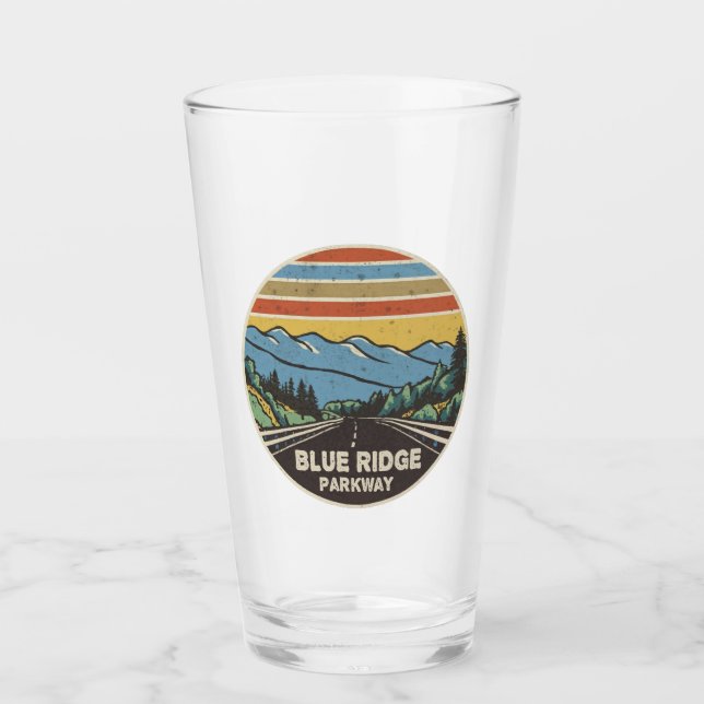 Verre Blue Ridge Parkway Mountains (Devant)