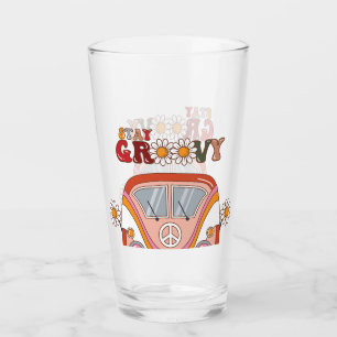 Verre Boho Daisy Fleurs Retro Super Floral design
