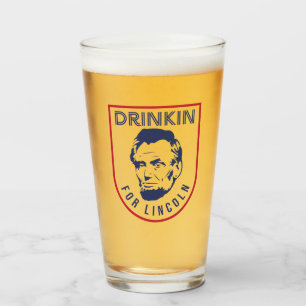 Verre Boire pour Lincoln 4 juillet