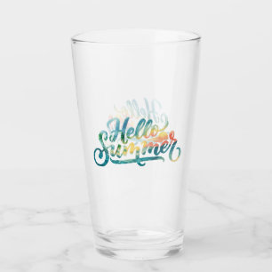 Verre Bonjour l'été