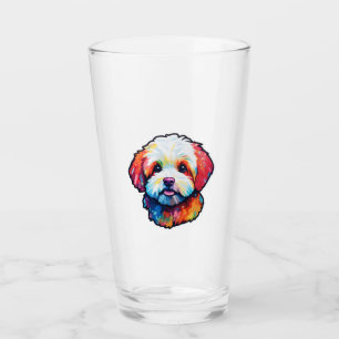Verre Bonne frise bichon