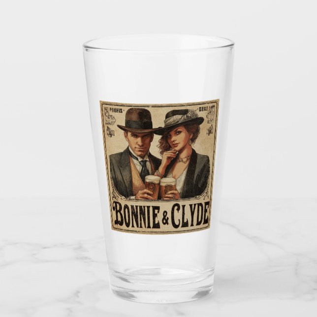 Verre Bonnie et Clyde Brew (Devant)