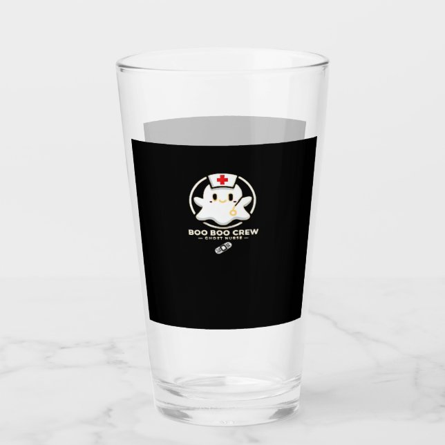 Verre Boo Boo Crew Ghost Nurse - Cute and Spooky Hallowe (Devant)