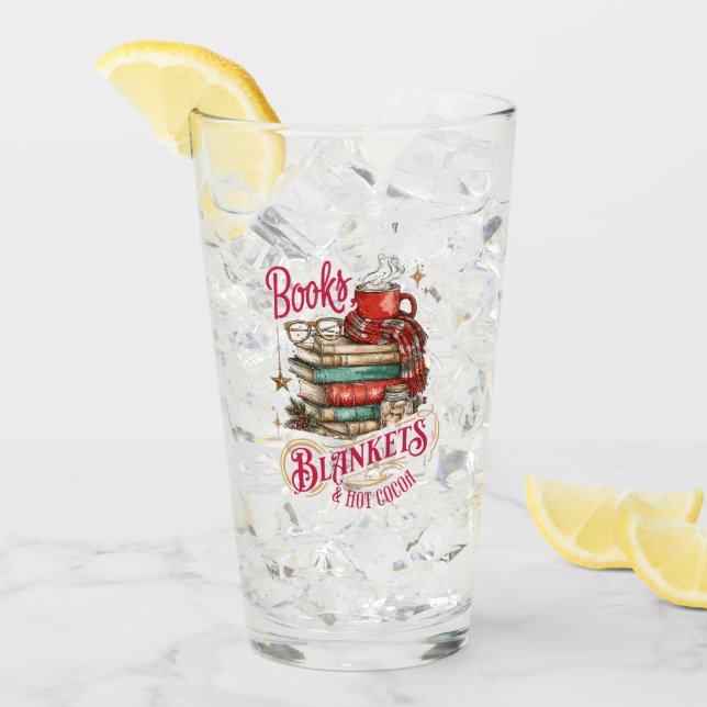 Verre Books Blankets and Hot Cocoa  (Devant glace)