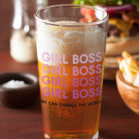 Boss de fille rose moderne Meilleur cadeau de fill