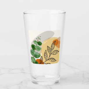 Verre Botanique Boho Green Orange