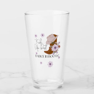 Verre bottes et fleurs beauté-