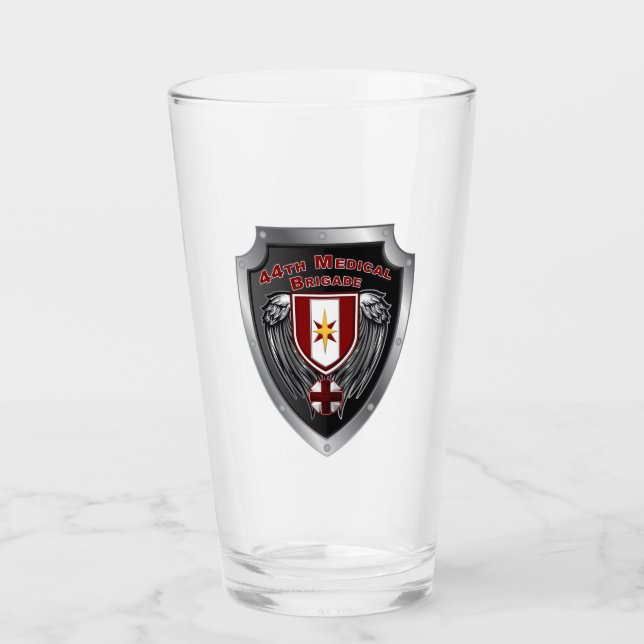 Verre Bouclier de la 44e Brigade Médicale "Dragon Medics (Devant)