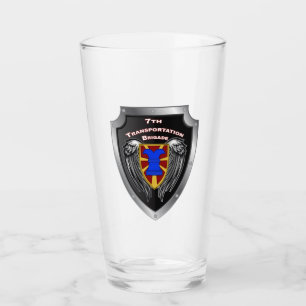 Verre Bouclier expéditionnaire de la 7e brigade des tran