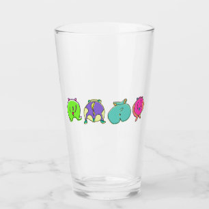 Verre Boutons de hamster colorés