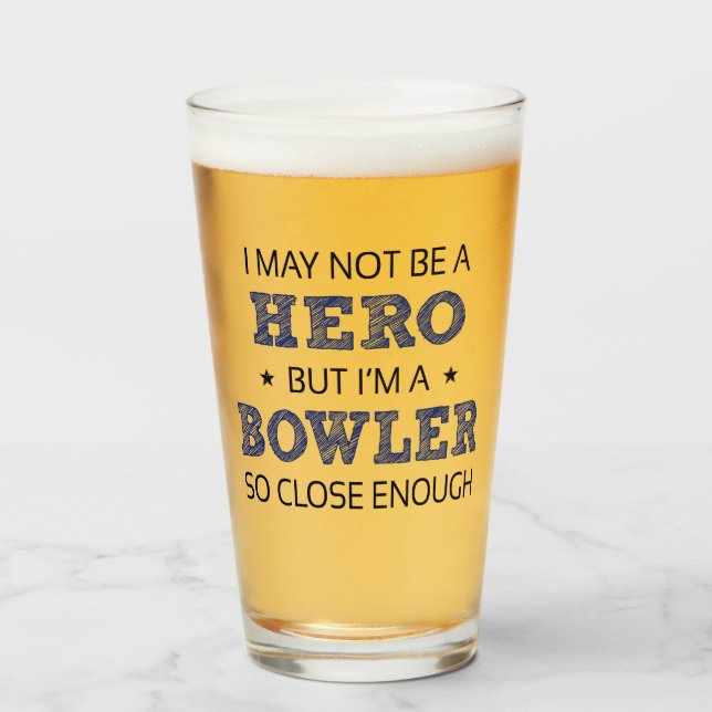 Verre Bowler Novelty (Devant (rempli))