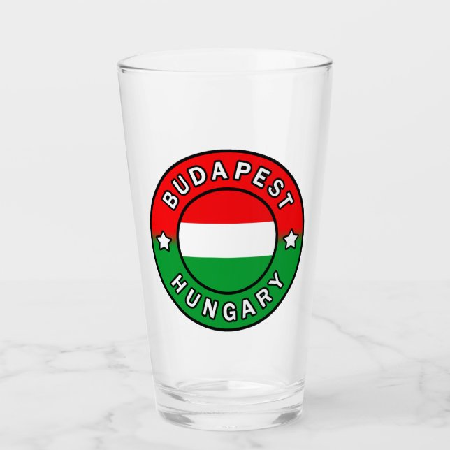 Verre Budapest Hongrie (Devant)