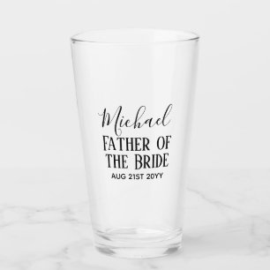 Verre BUDGET Bestman Groomsmen Cadeaux Noir Blanc