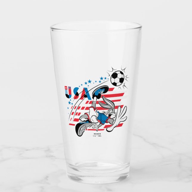 Verre BUGS BUNNY™ Team USA Soccer Graphic (Devant)