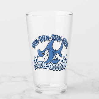 Verre BUM BUM REQUIN par Jeff Willis Art