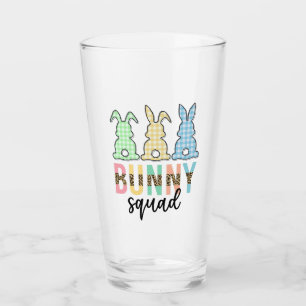 Verre Bunny Squad   Chasse aux oeufs de Pâques Cute Bunn
