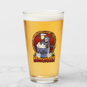 Verre Buvez Du Café Et Faites Peur