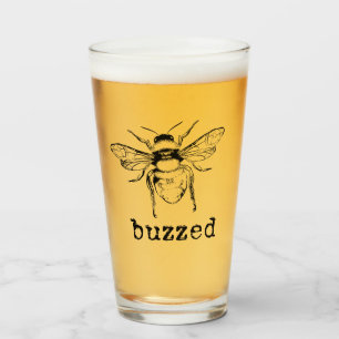 Verre Buzz Bee Glass Beer Cup
