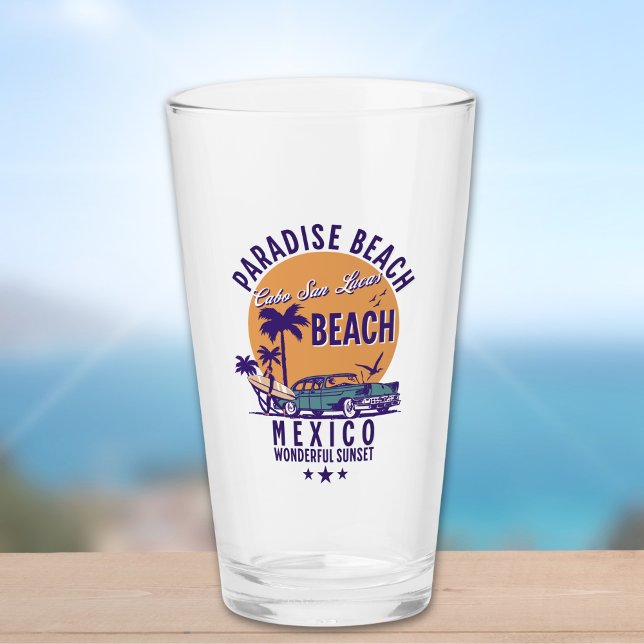 Verre Cabo San Lucas Beach Mexico | Mexican Paradise (Créateur téléchargé)