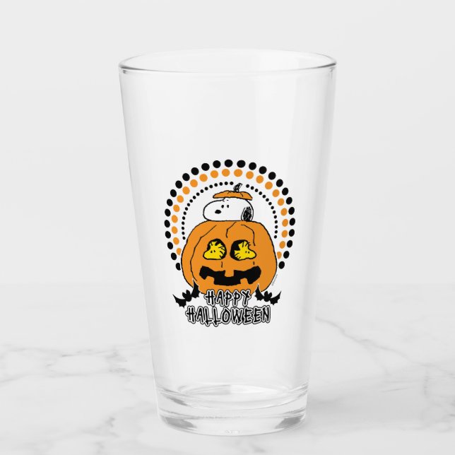 Verre cacahuètes | Bonne Halloween (Devant)