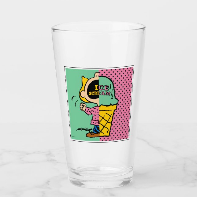 Verre cacahuètes | Crème de glace Sally demi et demi (Devant)