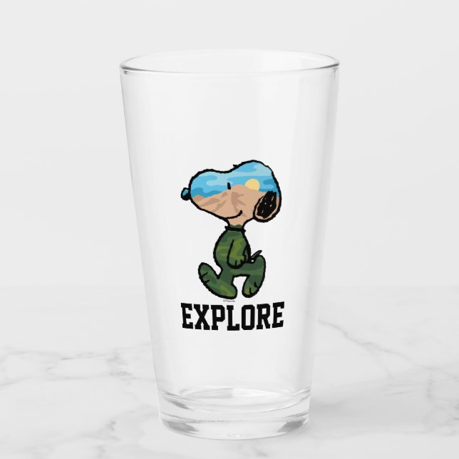 Verre cacahuètes | Grande neige extérieure (Devant)