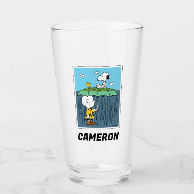 Verre cacahuètes | Jour ensoleillé Jour de pluie Half &  (Devant)