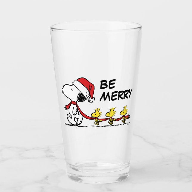 Verre cacahuètes | Snoopy & Friends Winter Scarf (Devant)