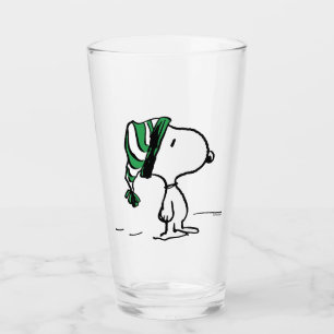 Verre cacahuètes   Snoopy Green Casquette de neige