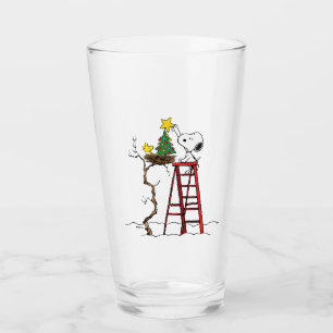Verre cacahuètes   Snoopy & Woodstock Arbre de Noël