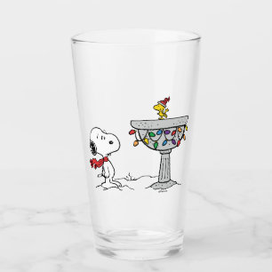 Verre cacahuètes Snoopy & Woodstock Froid Birdbath
