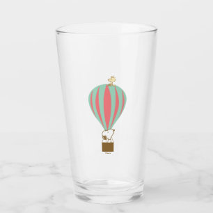 Verre cacahuètes Snoopy & Woodstock Hot Air Balloon